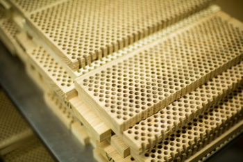 honey comb close up